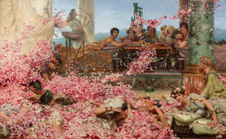 Alma-Tadema, Sir Lawrence The Roses of Heliogabalus (mk23) china oil painting image